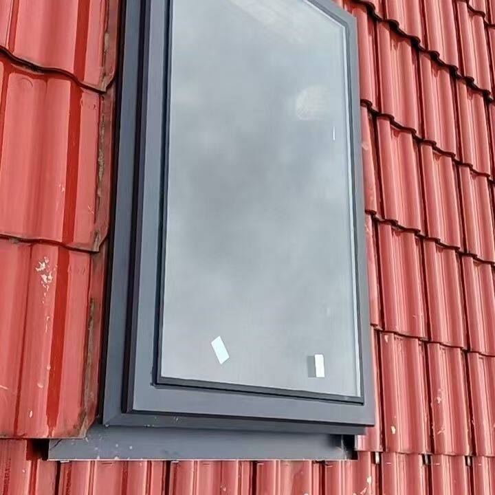 Алюминиевые окна 天窗屋顶铝合金斜面屋顶天窗农村自建房老虎窗屋顶排水板天窗