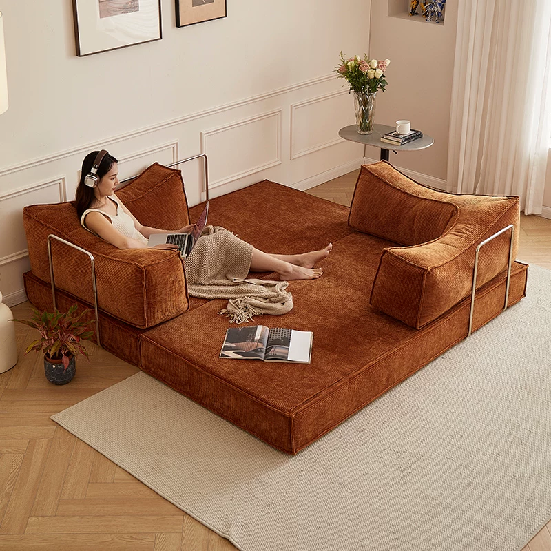 Cloth, sofa, retro folding module for living room for double