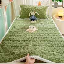 Winter warm milk velvet mattress soft cushion student dormitory single autumn and winter household lamb blanket mattress