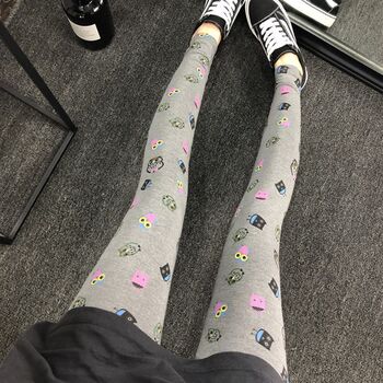 Extremely fast spring new d style printed leggings large size plus fat modal elastic tight pants cartoon pattern Extremely fast spring new d style printed leggings large size plus fat modal elastic tight pants cartoon pattern