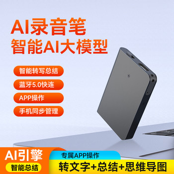 Recording Pen Ai Intelligent Voice-To-Text Audio Organizer Summary Mind Map Meeting Record Recording Tool