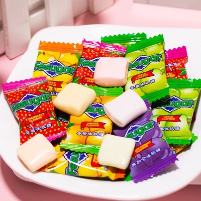 马来西亚风味缤纷混合水果软糖五种口味果汁软糖瑞士糖果