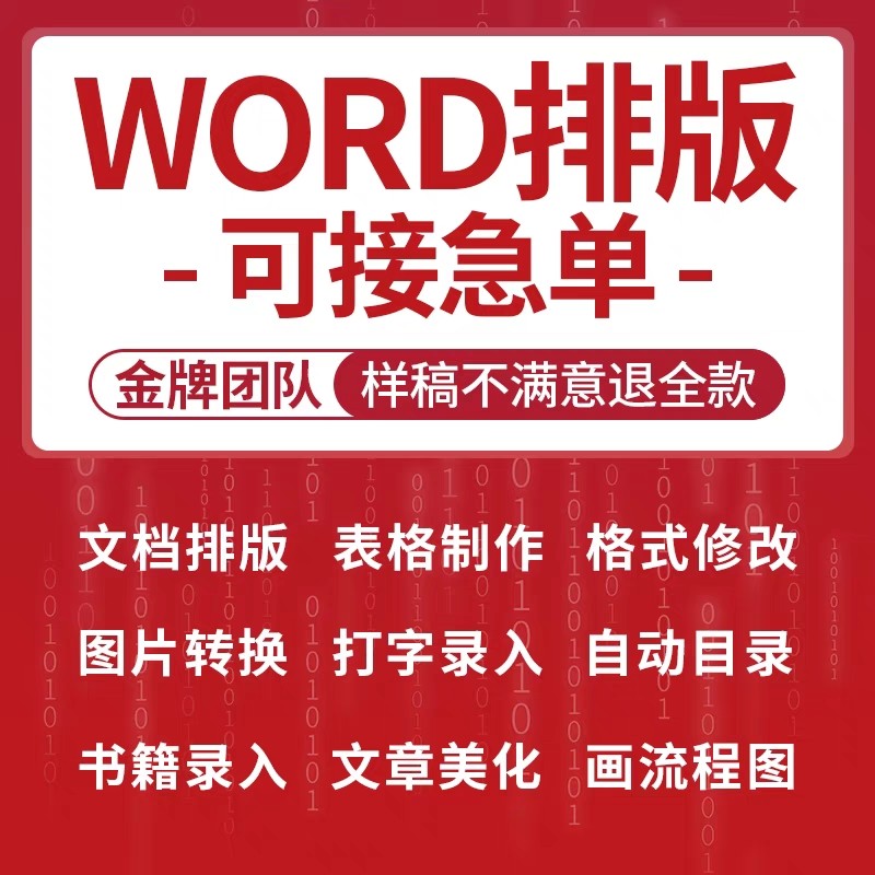 ワード文書の書式設定と美化、文書の編集と整理、テキスト入力、PDF変換、表変換、書式の変更と作成。