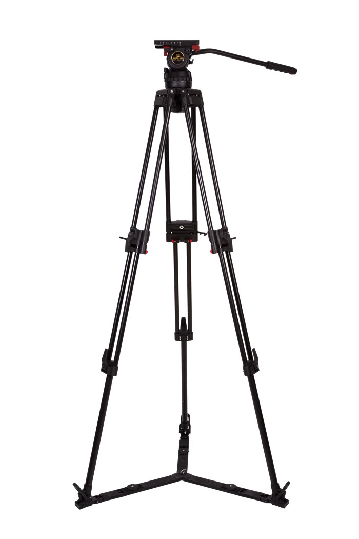 JP-1675L / JP-1675T Pro Tripod with 75mm Bowl 50KG Capacity for Heavy Camera Gea
