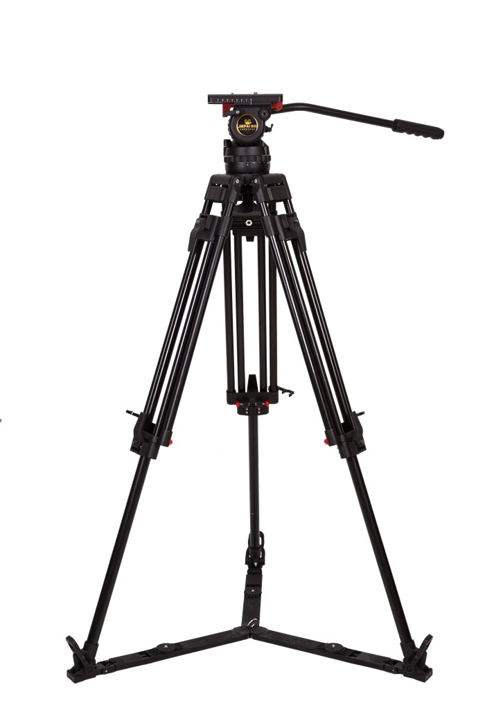 JP-1675L / JP-1675T Pro Tripod with 75mm Bowl 50KG Capacity for Heavy Camera Gea