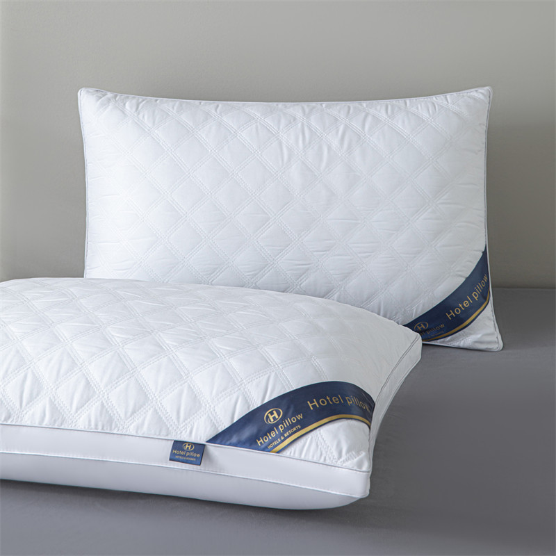 Buy One Get One Free]Five-Star Hotel Pillow Core, a Pair of Washable Single Adult Neck-Protecting Feather Velvet Pillow Cores