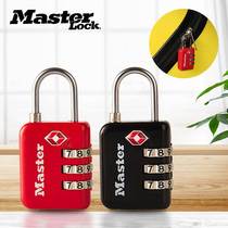 Master TSA code lock luggage trolley case padlock anti-theft backpack travel small mini lock overseas customs lock