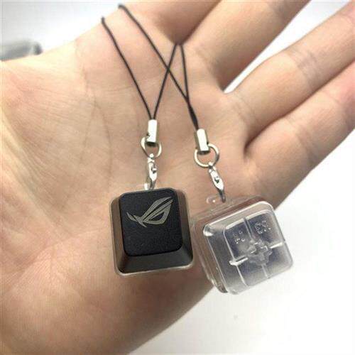 Fingertip Stress-Relief Gadget Switch Tester Keycap Pendant Keychain Mechanical Keyboard Switch Personalized Glowing