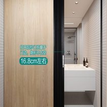 Manufacturer bathroom acrylic punch-free crystal glass transparent folding windproof warm bathroom invisible partition move
