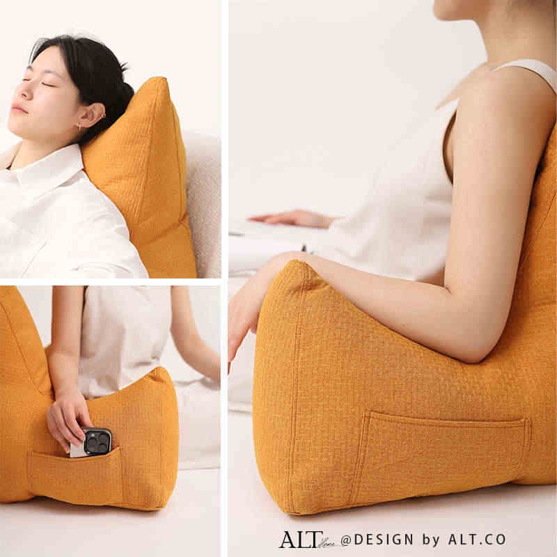 Pillow, bedside soft bag, pregnant women's neck and waist cushion, large backrest, sofa, children's bed, bay window, reading and playing with mobile phone