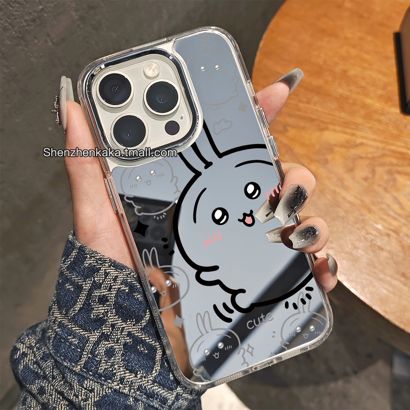 Jiyiuza Mirror Phone Case for iPhone 17, Suitable for 16 Pro Max, with Mirror, Xiaomi 15, Huawei Pura 80, Simple Nova 8, Niche Female Oppo Reno 14, Cute Vivo X200 Jiyiuza Mirror Phone Case for iPhone 17, Suitable for 16 Pro Max, with Mirror, Xiaomi 15, Huawei Pura 80, Simple Nova 8, Niche Female Oppo Reno 14, Cute Vivo X200