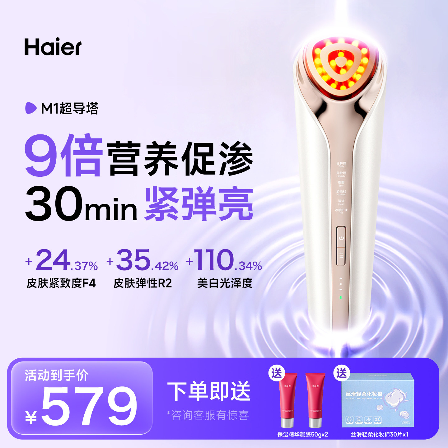 Your secret weapon against aging is here! 🌟 Haier beauty device