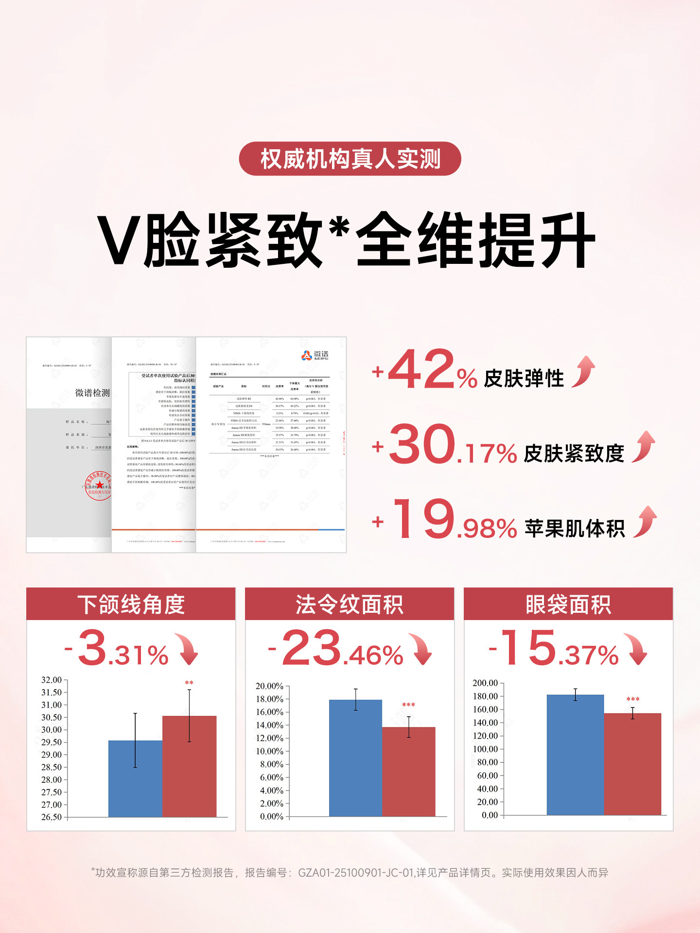Haier V-Face Beauty Device for Home Use, Facial Lifting and Tightening, Chin Massage, Face Slimming Tool