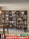 Man Yi Bo Antique-Style Solid Wood Multi-Purpose Shelf, Tea Storage Rack, Partition Ornament, Office Tea Room Storage and Display Rack