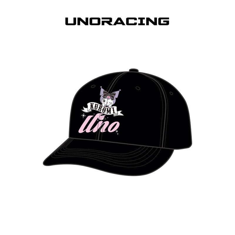 Unoracing X Kuromi Limited Edition Baseball Cap 2024 Macau Grand Prix Race Unisex Style