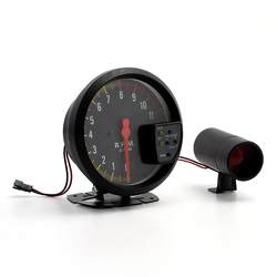 5 인치 타코미터 자동차 타코미터 12V 자동차 수정 전자 기기 7 색, 흑백 색상 사용 가능