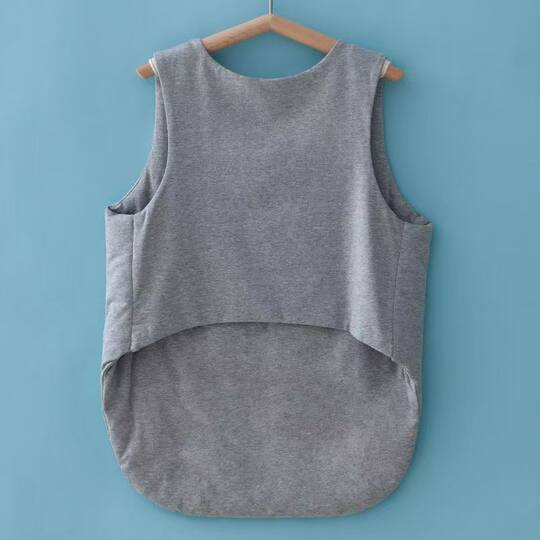 Cálido protector de pecho y vientre de algodón, protector de estómago y chaleco calentador de estómago para adultos, protección contra el frío del vientre al dormir.