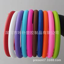 Car silicone elastic massage steering wheel cover for men and women summer fashion universal for all seasons sweat-absorbent and non-slip handle cover