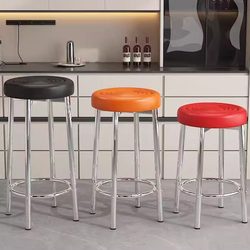 Cashier Bar Stool Island Chair Workshop Assembly Line Commercial Round Stool Bar Stool Front Desk Bar Stool High Stool