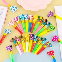 纸吹龙口哨卡通助威喇叭儿童玩具生日派对用品发光新年礼物奖励