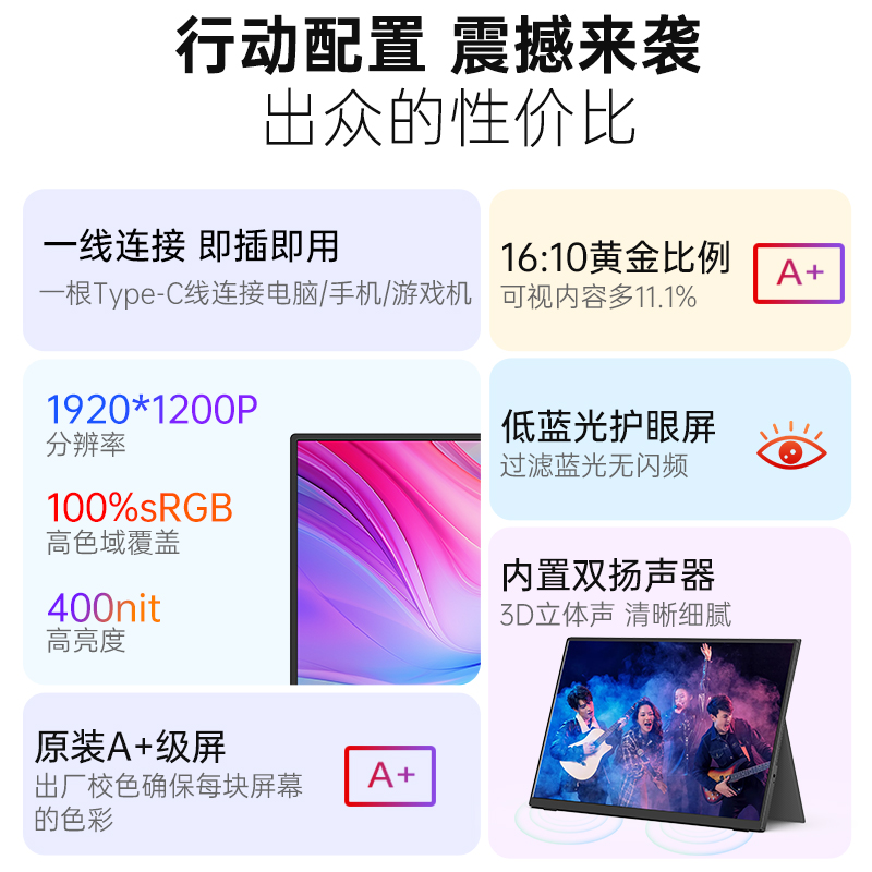 超越边界的灵刃：18寸4K240Hz便携显示黑科技