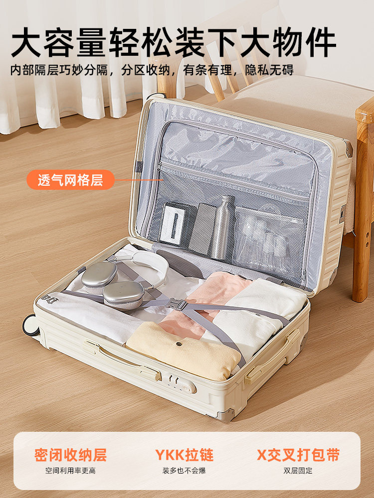 Luggage Suitcase Trolley Case for Women 2024 New Model 20inch Carry-On Suitcase 24inch Large Capacity Student Durable and Sturdy Thickened for Men