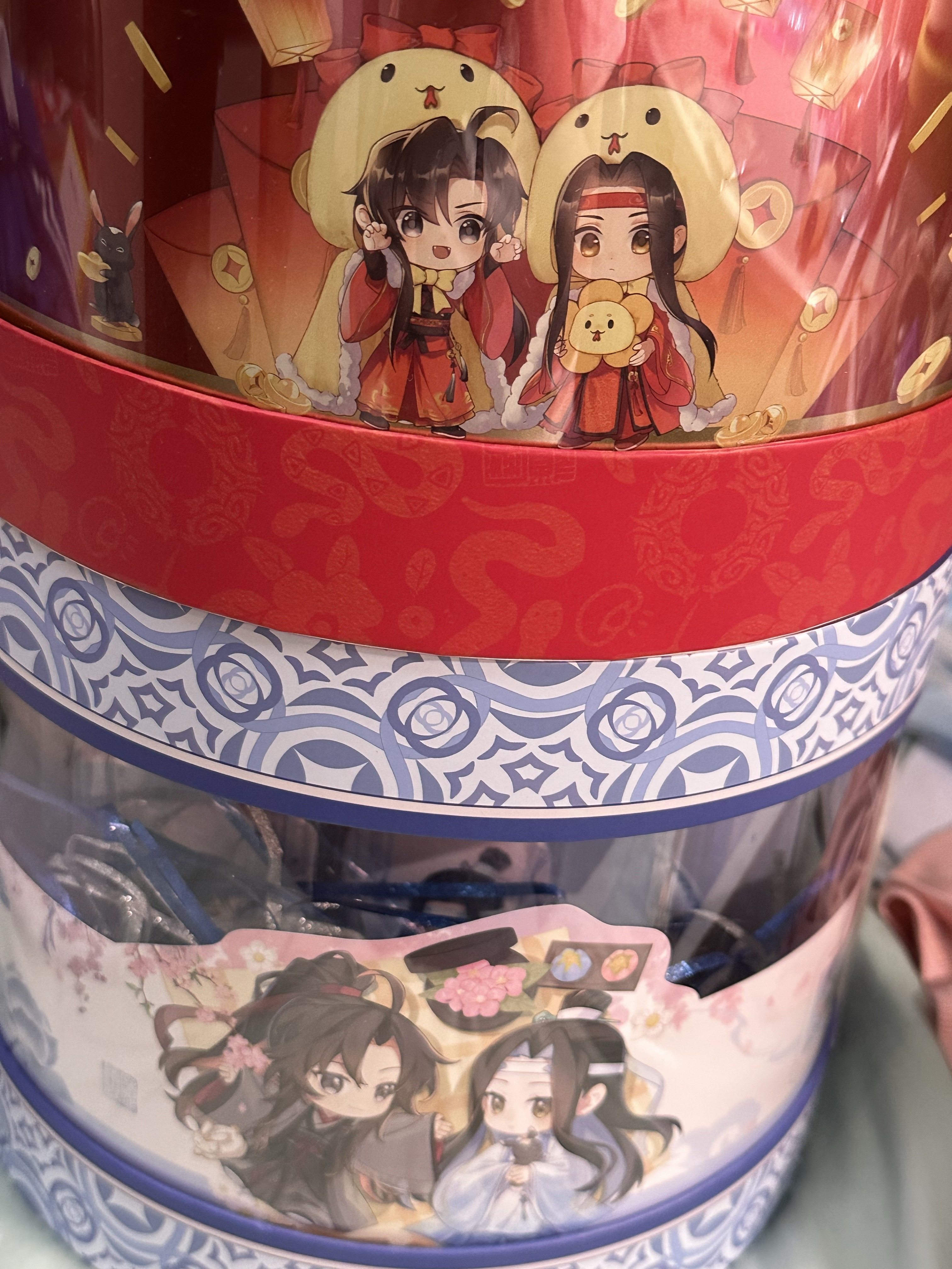 魔道祖师动画青韵花影系列抱抱桶