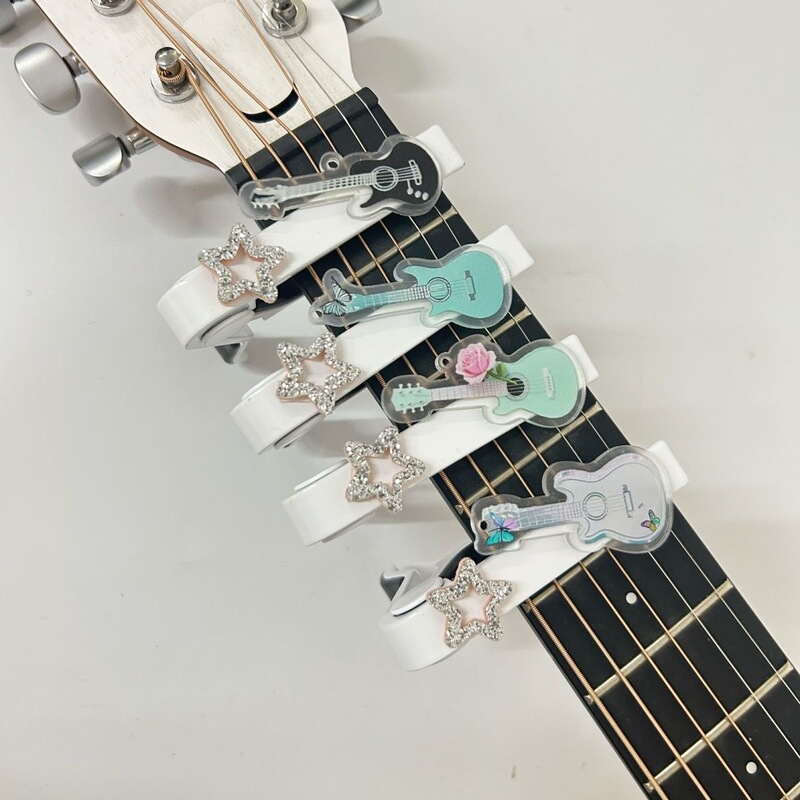 High-End Metal Original Folk Acoustic Guitar Capo, Ukulele Electric Guitar Capo, Sweet and Cool