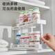 Kitchen pull-out storage artifact desktop cosmetics seasoning bottle storage rack kitchen multi-function rotary storage rack