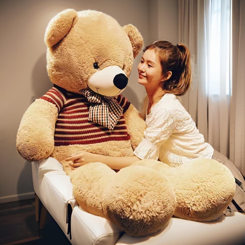 Extra Large Bear Plush Toy Teddy Doll Pillow Hug Bear Girl Birthday Gift