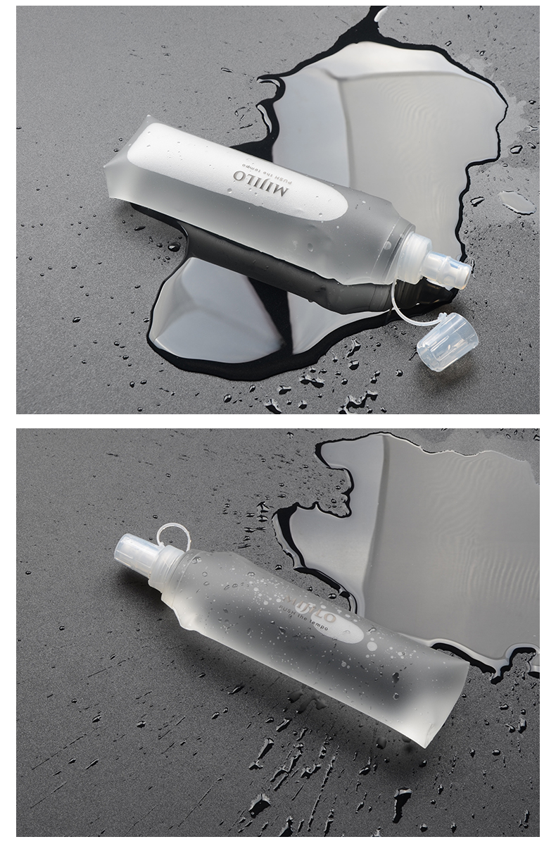 mijilo Sportflasche Outdoor Soft Faltbare Trail Running Tasche Marathon Tragbarer Wasserbecher_voghion.com