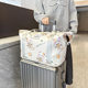 Large capacity short-distance travel clothes storage bag dry and wet