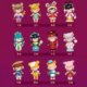 2025 New Internet Celebrity Chinese Zodiac Blind Box Figurine Trendy Toy Model Decoration Girl's Birthday Gift