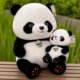 Authentic Panda Plush Toy, Realistic and Cute, Giant Panda Stuffed Animal, Gift for Boys and Girls on Their Birthdays