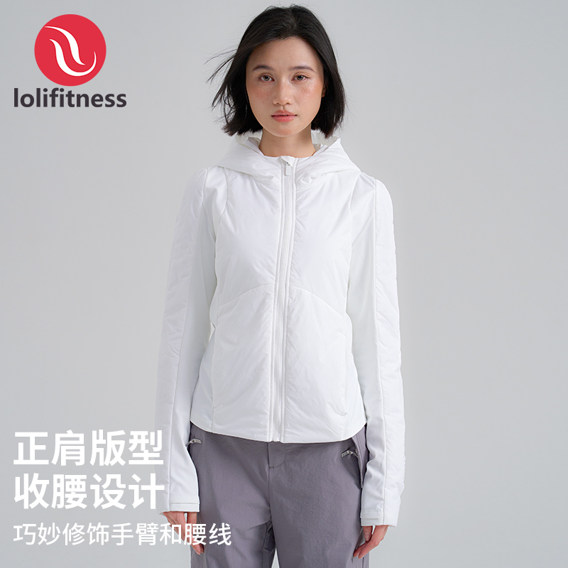 Loli Loves Fitness Sports Jackets, Autumn and Winter Warm Running Jackets, New Hooded Slim-Fit Cotton Casual Slimming Clothes