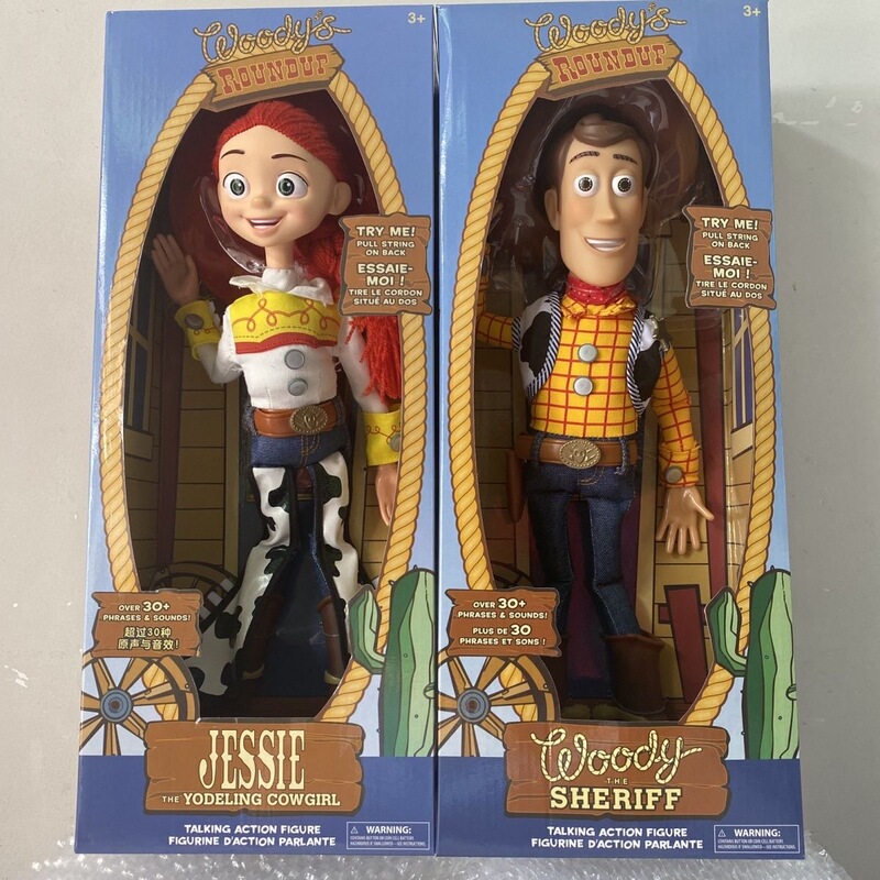 New Toy Story Woody Cowboy Doll, Jessie Can Make English Sounds, Buzz Lightyear Domestic Version