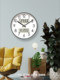 Dual Calendar Clock Wall Clock for Living Room 2024 New Model Electronic Clock Wall-Mounted Home Wall Clock Ultra-Quiet Quartz Clock
