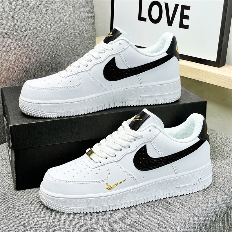 Official Genuine Aj Air Force 1 Putian Sneakers Men's Shoes Af1 Women's Shoes Height-Increasing White and Black Student Sports Casual Shoes Official Genuine Aj Air Force 1 Putian Sneakers Men's Shoes Af1 Women's Shoes Height-Increasing White and Black Student Sports Casual Shoes