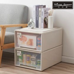 Multifunctional Storage Box Plastic Drawer-Type Extra-Large Transparent Multi-Layer Storage Box Clothing Cabinet Organizing Box Thickened