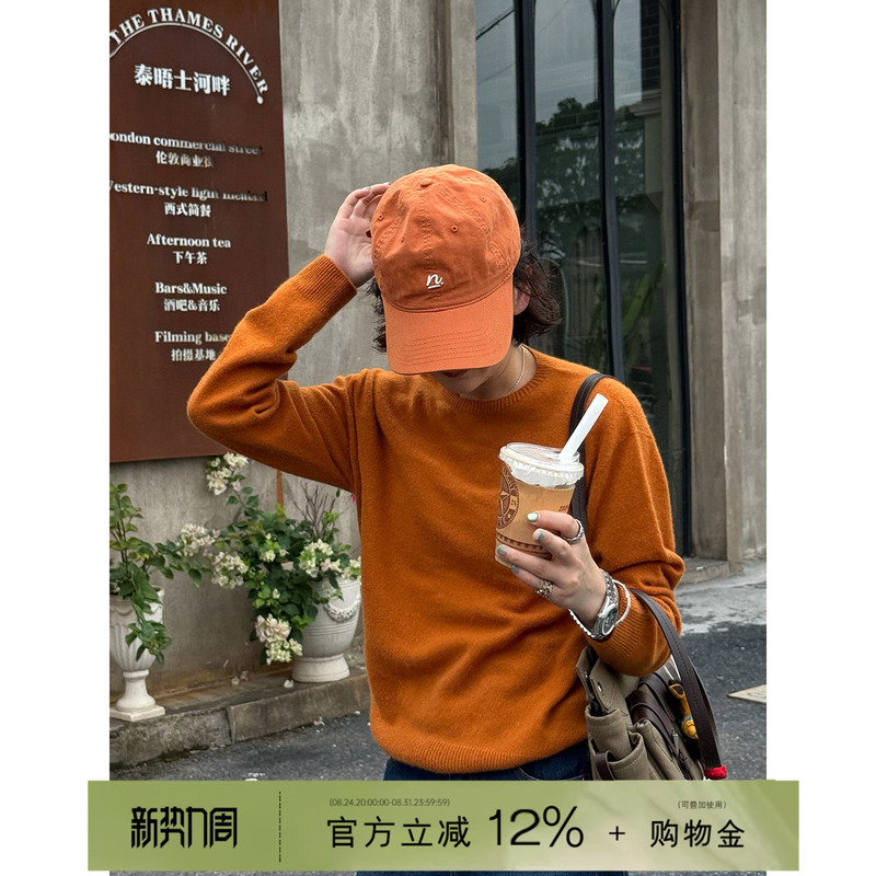 Yololite/'Simple' 26 Autumn New Vintage Simple Pullover Cashmere Sweater Top Cashmere Sweater for Women Yololite/'Simple' 26 Autumn New Vintage Simple Pullover Cashmere Sweater Top Cashmere Sweater for Women