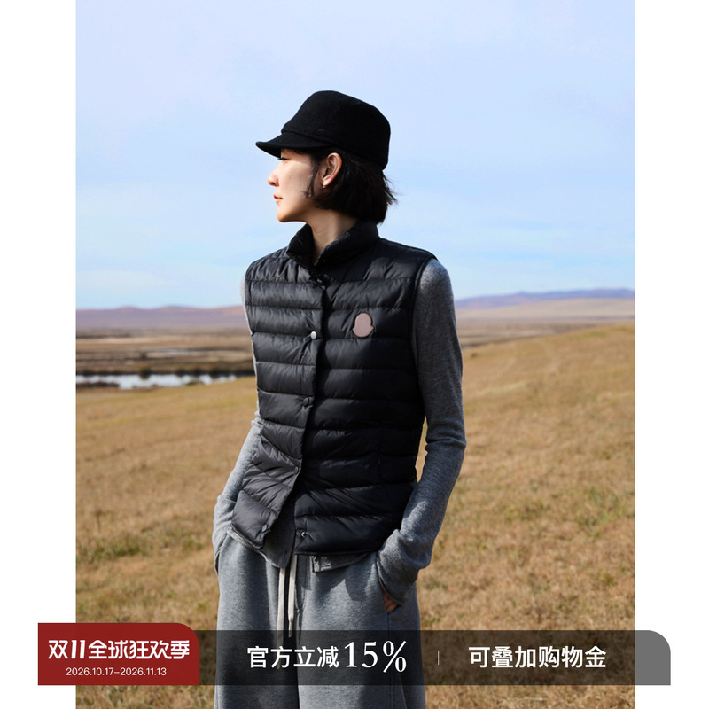 Yololite/'Self-Retained' 26 Autumn New Casual Style Lightweight Warm Stand Collar down Vest Top