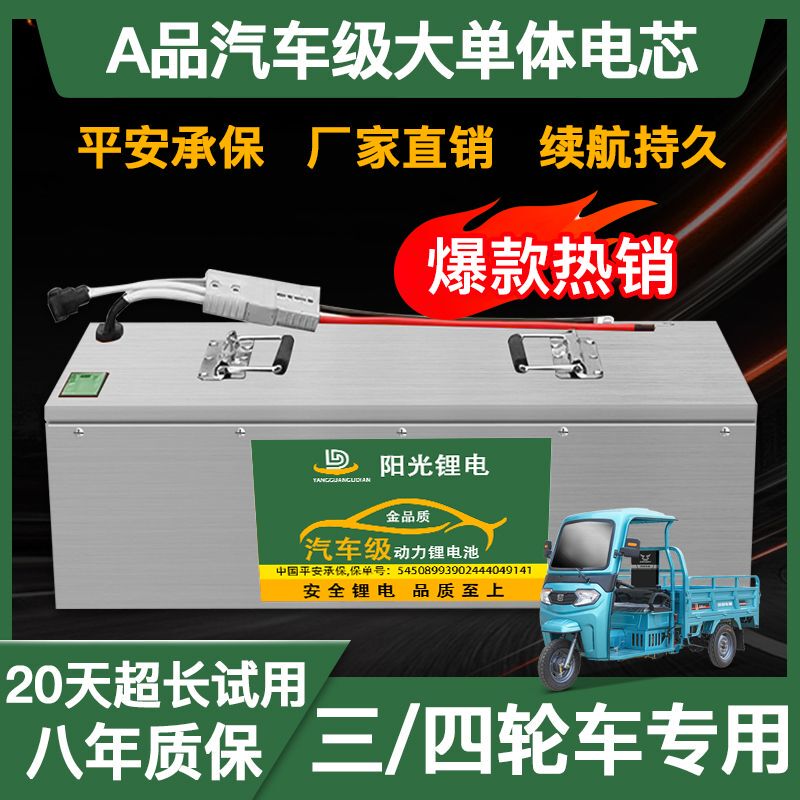 Genuine Three- and Four-Wheel Vehicle 48V 60V 72V Ningde German Standard Lithium Iron Phosphate Large-Capacity Brand New Battery Cell