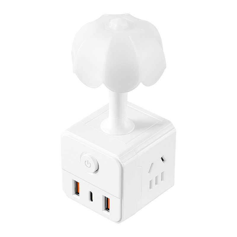 Mi Model Voice-Activated Night Light, Intelligent Voice-Controlled Led Light Strip with Plug, USB Charging Adapter, for Home and Dormitory Use