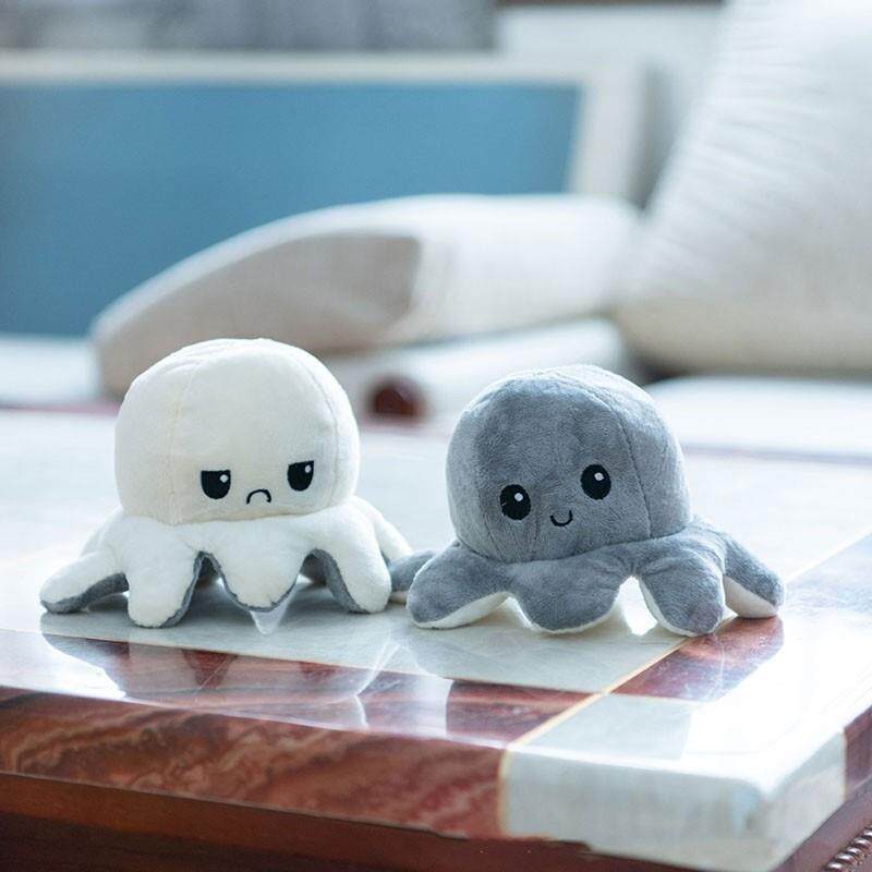 Игрушка 1pcs reversible octopus plushie fidget toy flip plush toys No brand