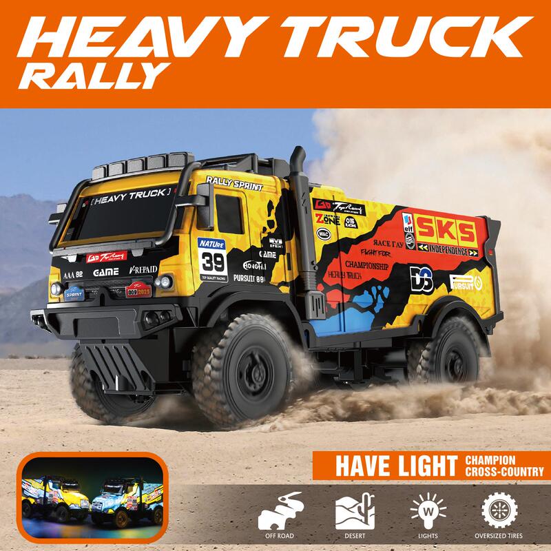 Simulated Remote Control Truck 1:35 Off-Road Luminous Remote Control Truck Kidsren's Toy Truck Truck Holiday Gift