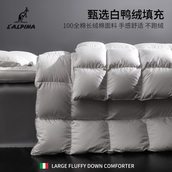 Lalpina down Quilt Winter Quilt Thickened Warm Quilt Winter White Duck down Quilt Hotel Spring and Autumn Quilt Quilt Core Winter