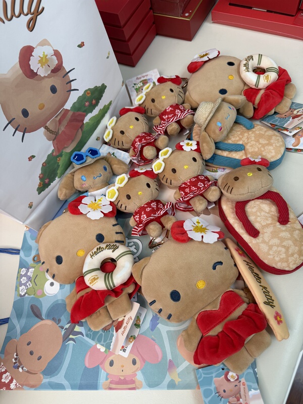 【Kitty Cat】Sun-Dried Island Party Kitty Pendant Bag Charm