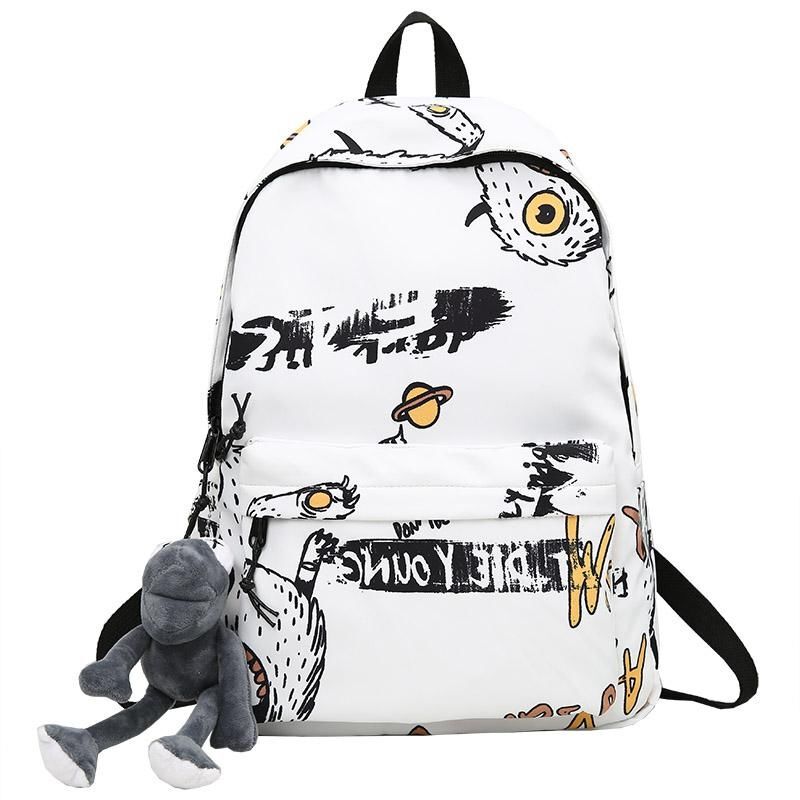 School Bag for Male Middle School Students ins Trendy Japanese Style Fashionable High School Student Backpack Men's Trendy Backpack Men's Casual