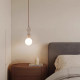 Yellow Cave Stone Creative Pendant Lamp, Vintage Wabi-Sabi Style, Nordic Bedroom Bedside Bar Island Table, High-End Light Luxury Artistic Atmosphere