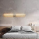 Yellow Travertine Long Strip Wall Lamp Wabi-Sabi Style Vintage Retro Homestay Background Staircase Designer Bedroom Bedside Wall Lamp
